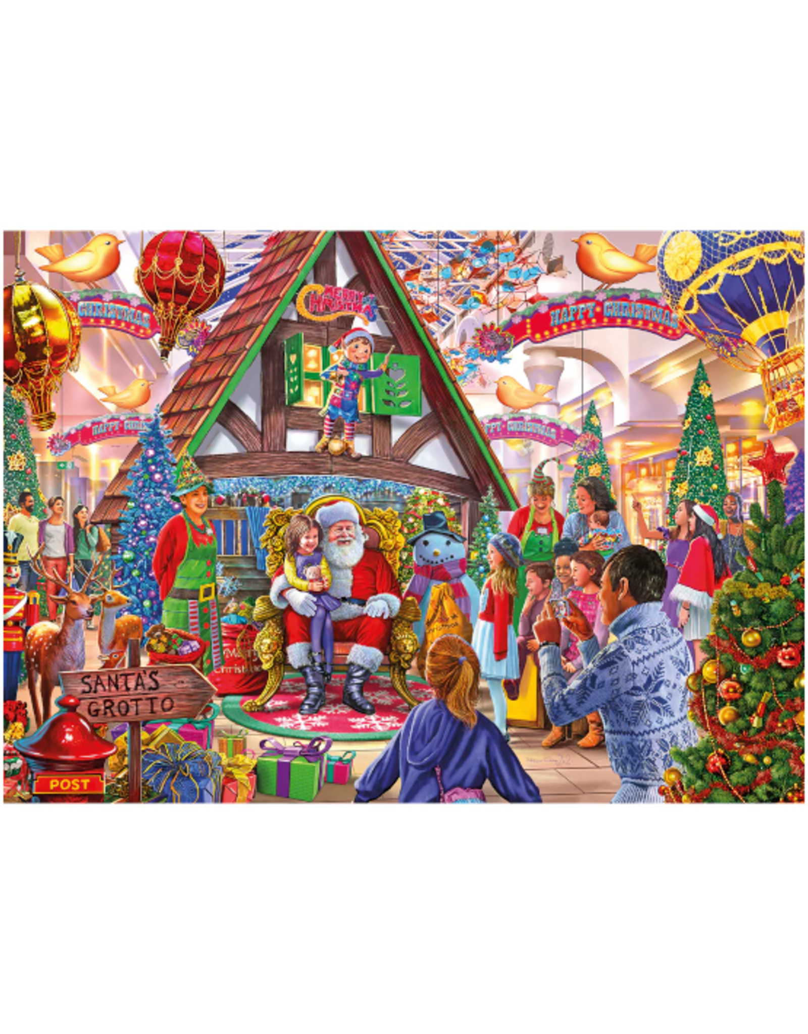 Gibsons Gibsons - 1000pcs - Visit Santa