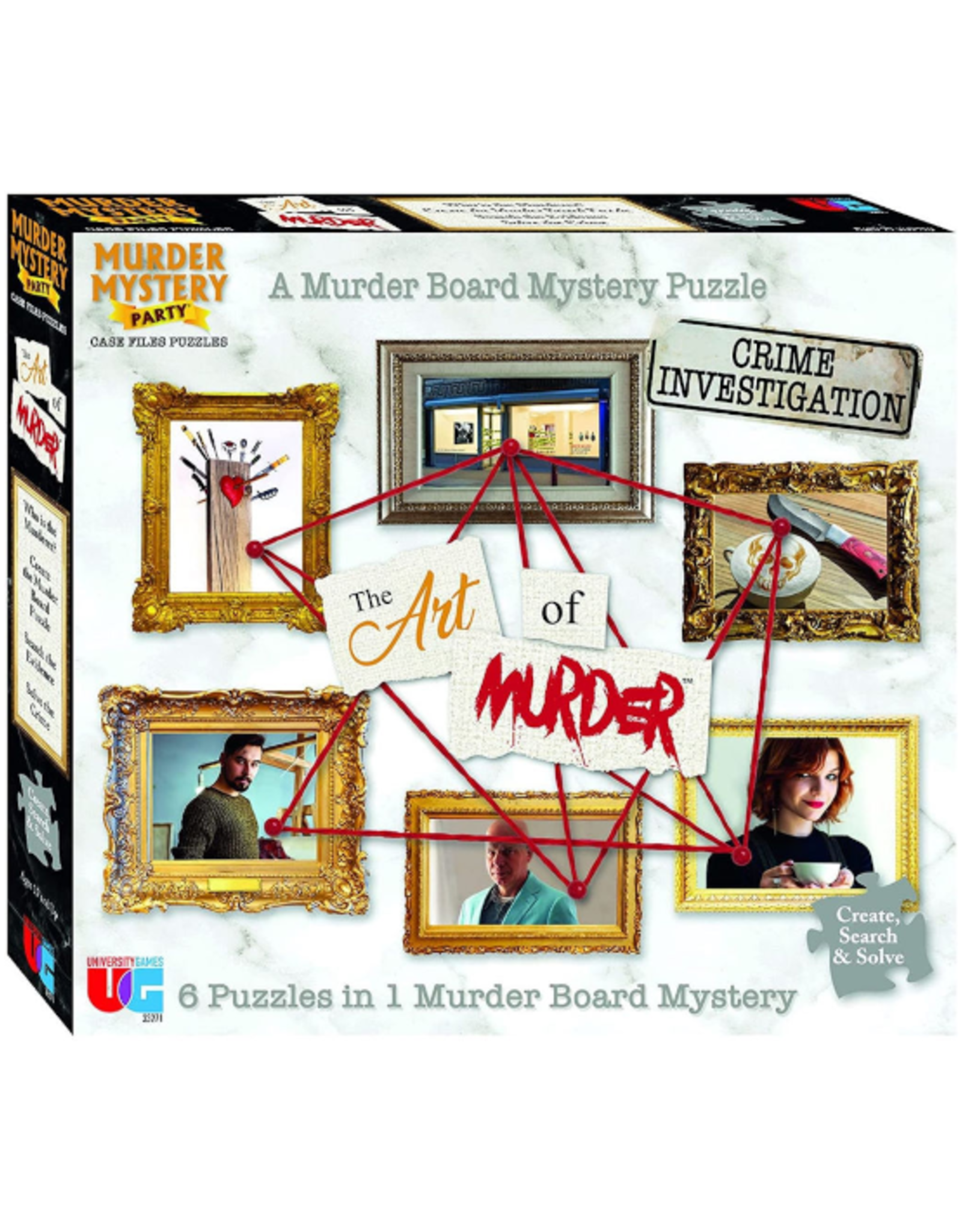 University Games University Games - Murder Mystery Case File Puzzle: The Art of Murder