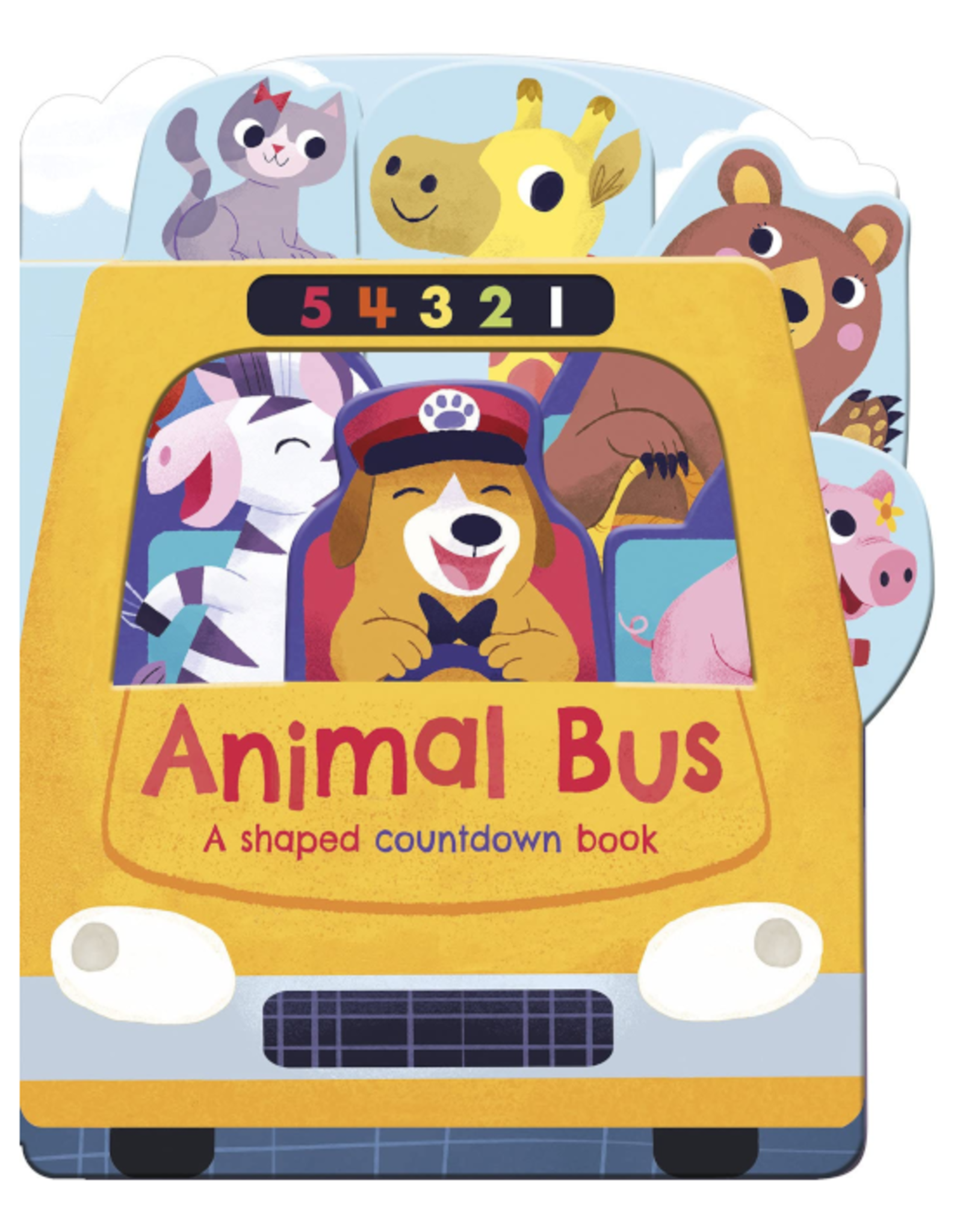 Penguin Random House Books Book - Animal Bus: A Shaped Countdown Book