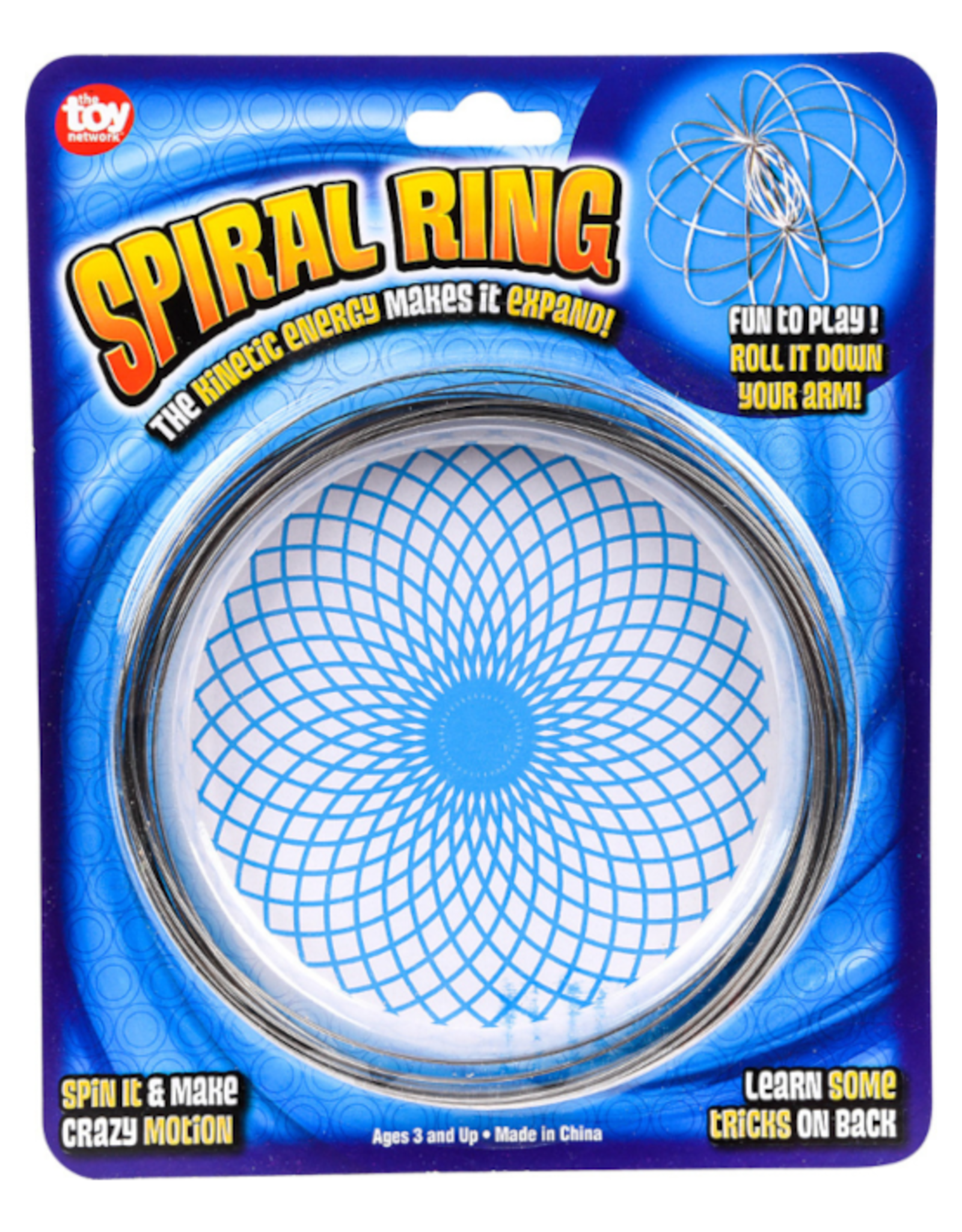 Metallic Spiral Ring 4.75"
