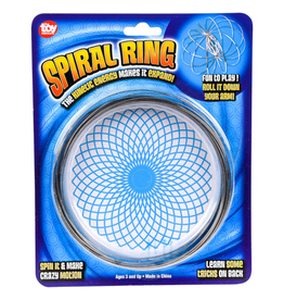The Toy Network - Metallic Spiral Ring 4.75"