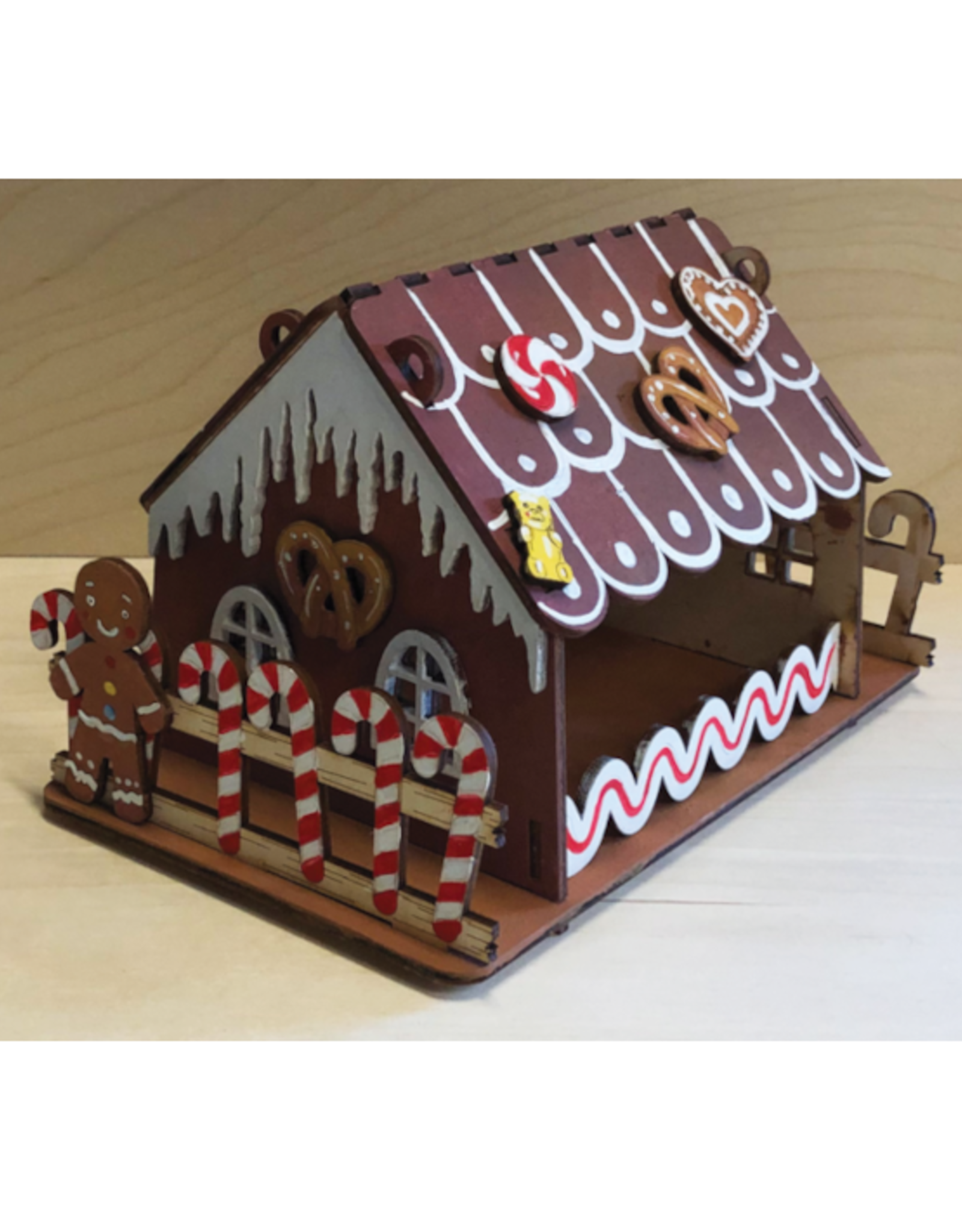 McTavish Academy of Art - Gingerbread House Laser Cut 3D Art Kit