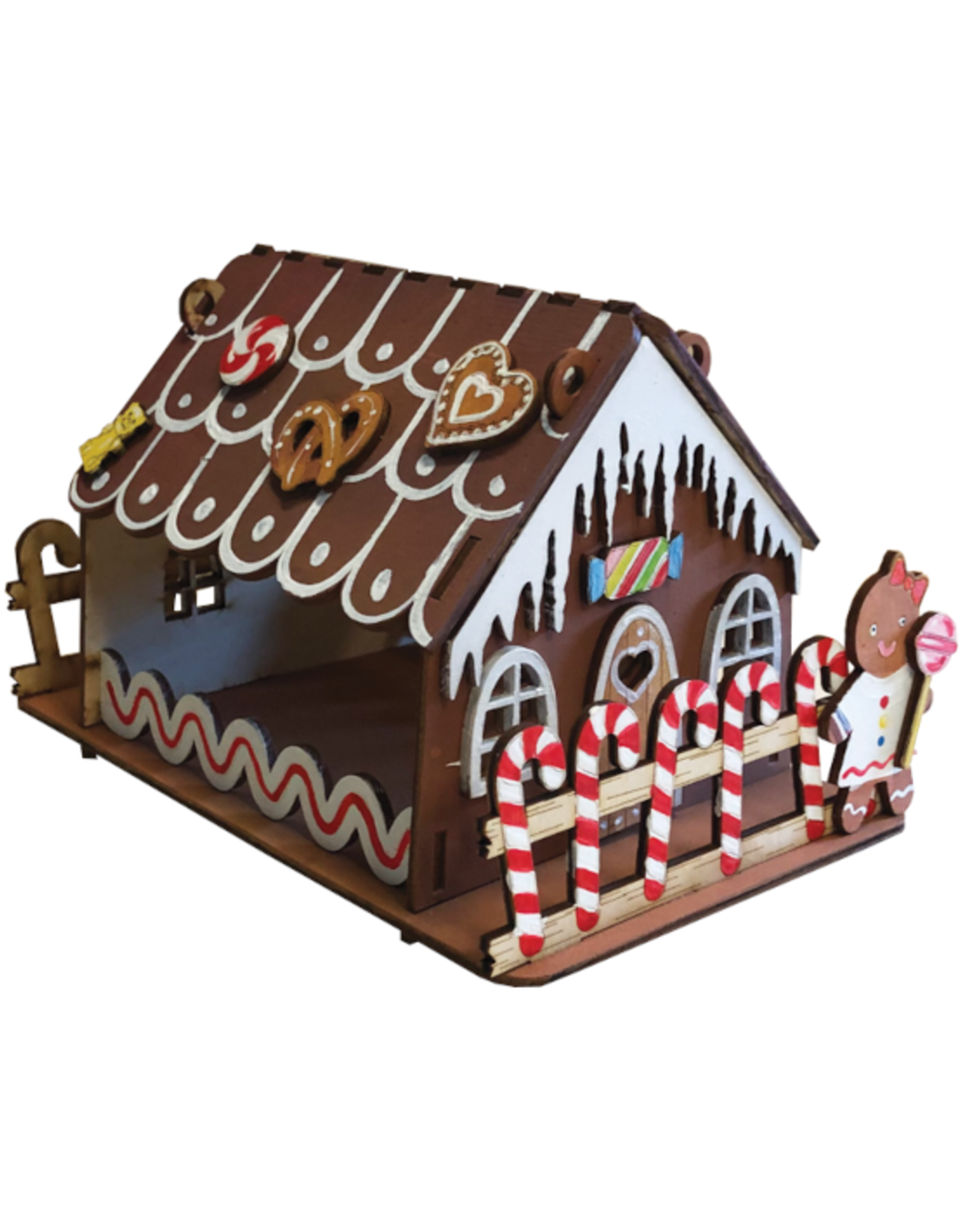 McTavish Academy of Art - Gingerbread House Laser Cut 3D Art Kit