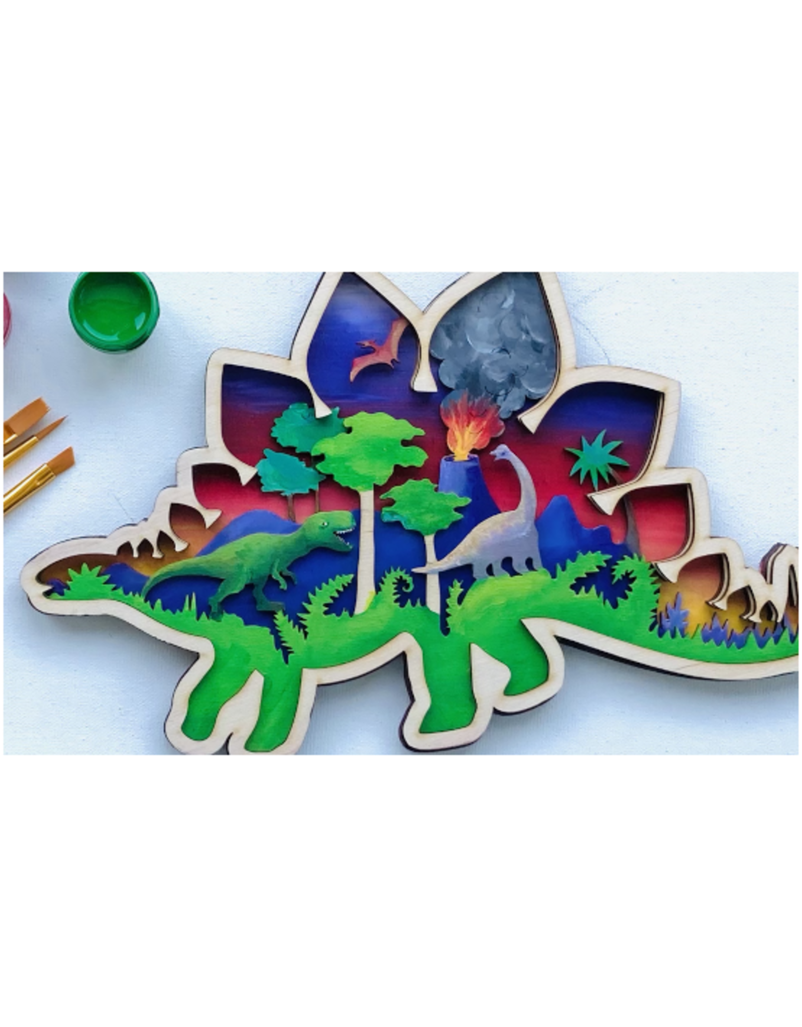 McTavish Academy of Art - 3D Dinosaur Laser Cut Art Kit