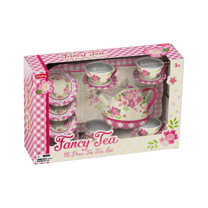 Schylling Fancy Tin Tea Set ToymastersMB.ca Westmans Local Toy Store