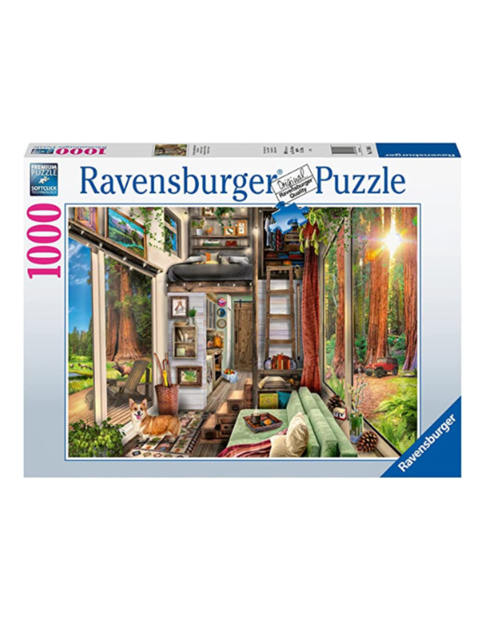 Ravensburger Ravensburger - 1000 pcs - Redwood Forest Tiny House