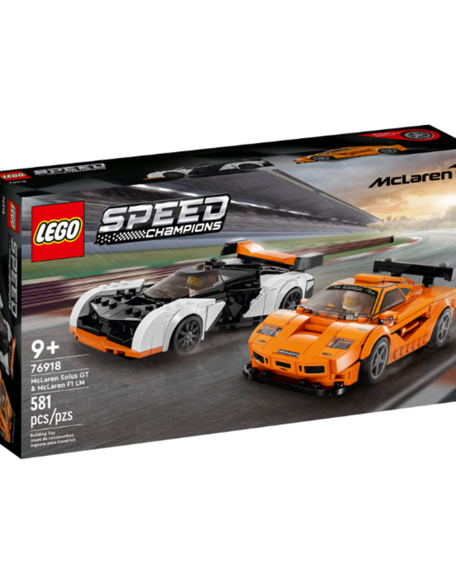 Lego Lego - Speed Champions - 76918 - McLaren Solus GT & McLaren F1 LM