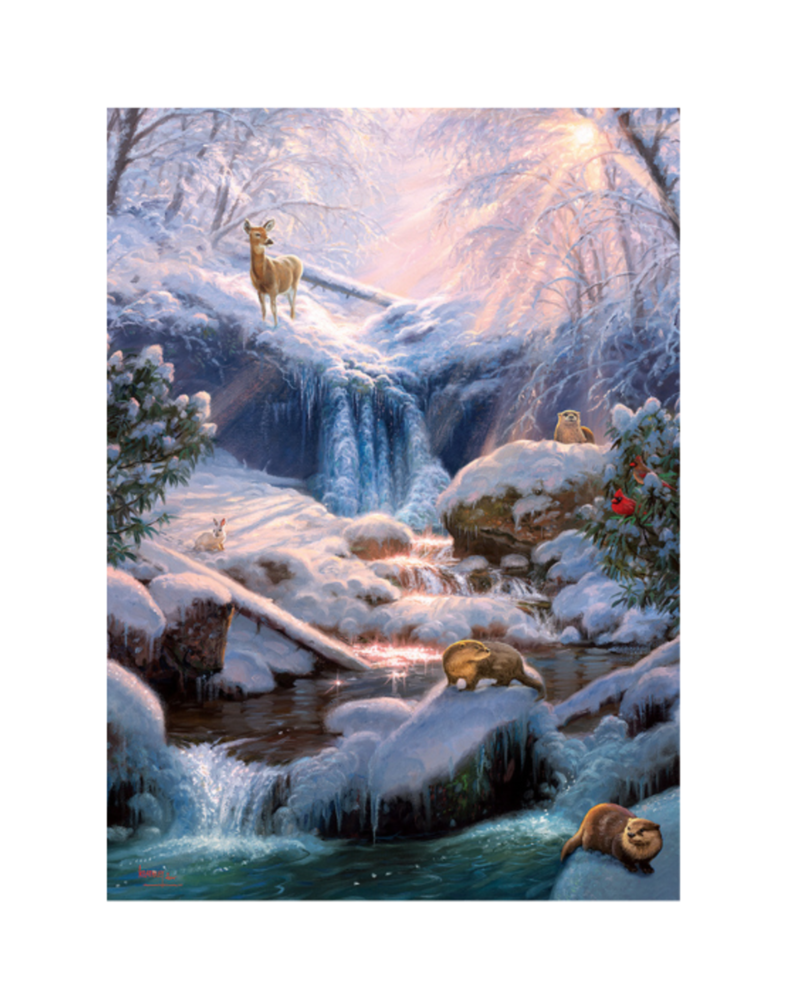 Cobble Hill Cobble Hill - 1000 Pcs - Mystic Falls in Winter