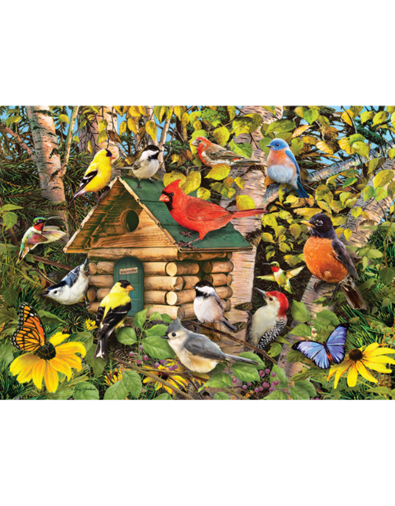 Cobble Hill Cobble Hill - 1000 Pcs - Bird Cabin