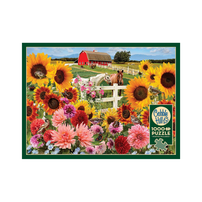 Cobble Hill 1000 Pcs Sunflower Farm ToymastersMB.ca Westmans
