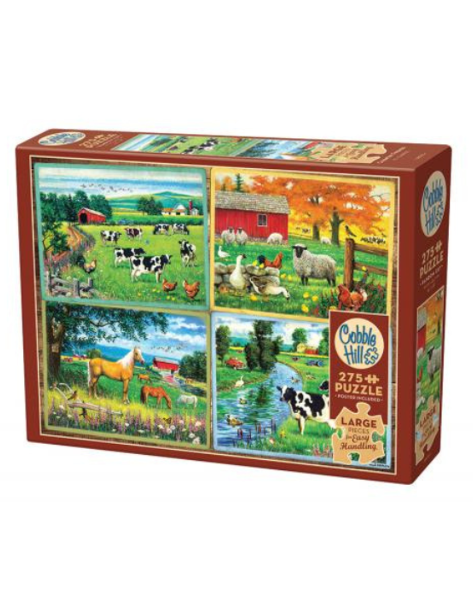 Cobble Hill Cobble Hill - 275 pcs - Easy Handling - Country Friends