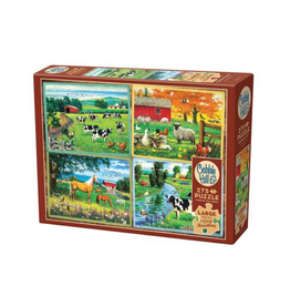 Cobble Hill Country Friends (275pcs, Easy Handling)