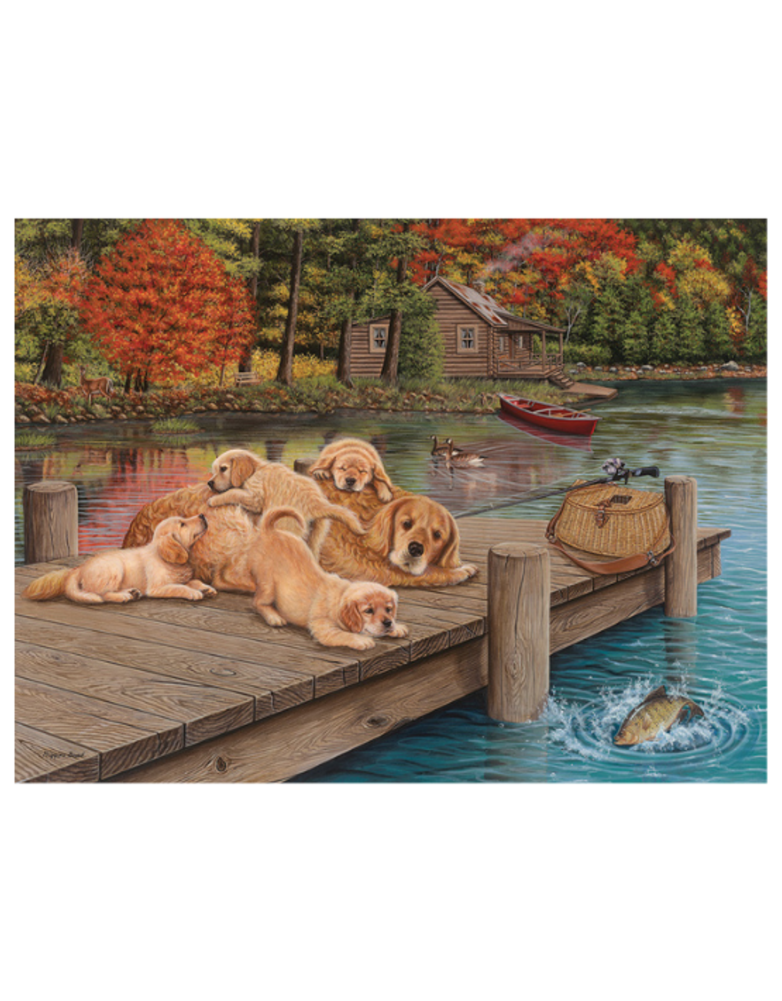 Cobble Hill Cobble Hill - 275 pcs - Easy Handling - Lazy Day on the Dock