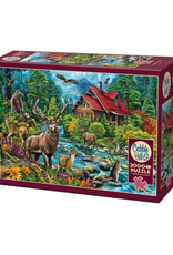 Cobble Hill Cobble Hill - 2000 pcs - Red-Roofed Cabin