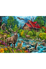 Cobble Hill Cobble Hill - 2000 pcs - Red-Roofed Cabin