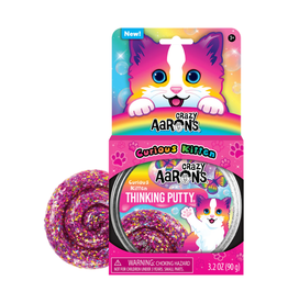 Crazy Aarons 4" Tin  Curious Kitten Crazy Aarons 4" Tin  Curious Kitten