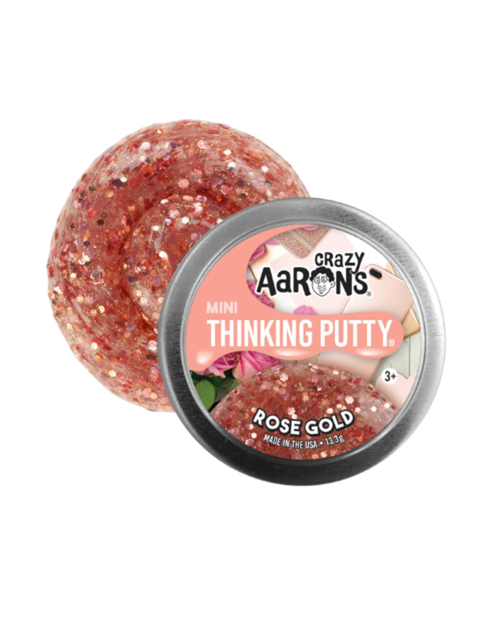 Crazy Aarons Crazy Aarons - 2" Rose Gold Thinking Putty