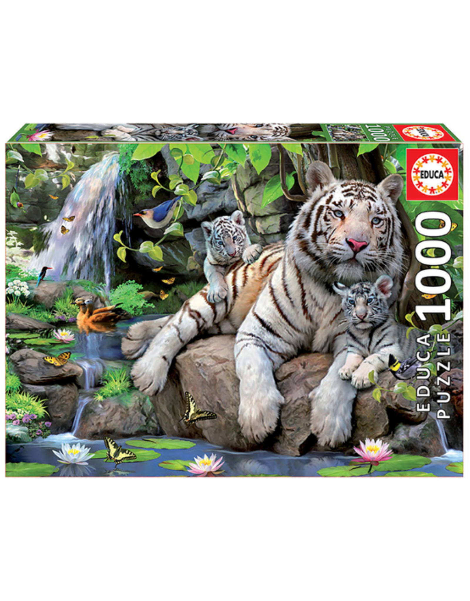 Educa - White Tigers of Bengal (1000pcs)