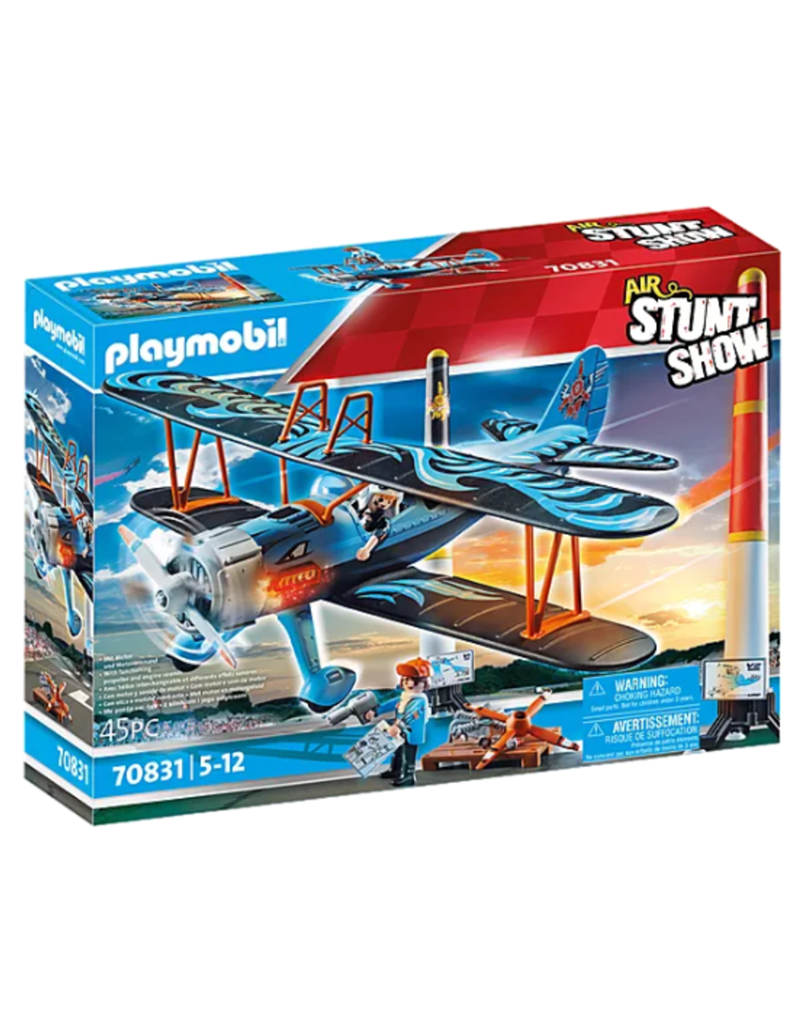 Playmobil - Stunt Show - 70831 - Air Stunt Show Phoenix Biplane