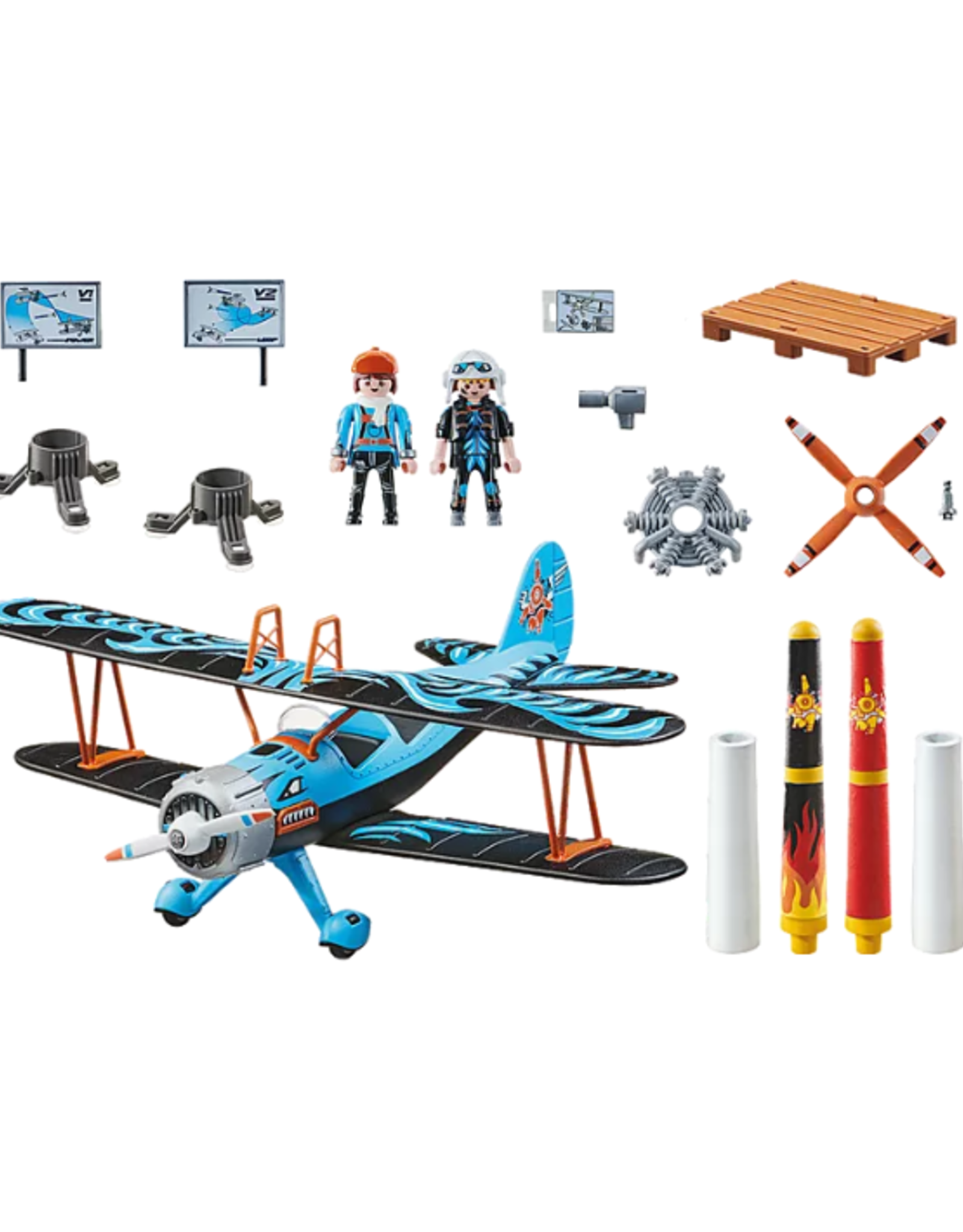 Playmobil - Stunt Show - 70831 - Air Stunt Show Phoenix Biplane