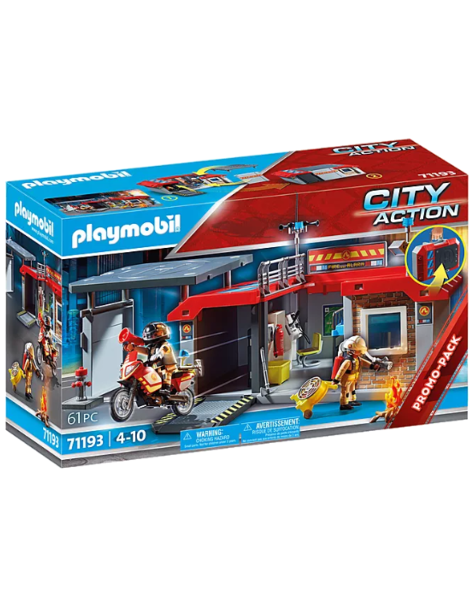 Playmobil Playmobil - City Action - 71193 - Take Along Fire Station