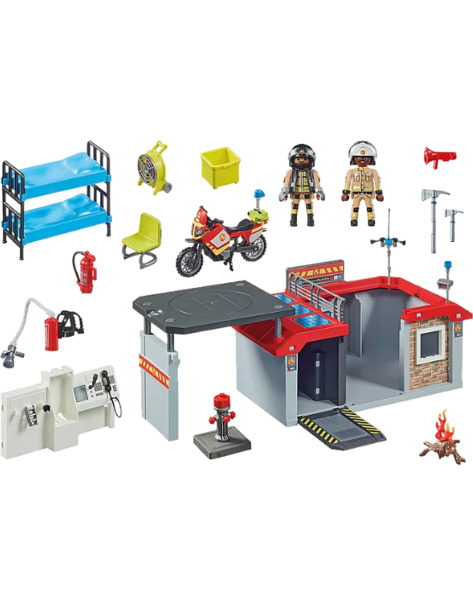 Playmobil Playmobil - City Action - 71193 - Take Along Fire Station