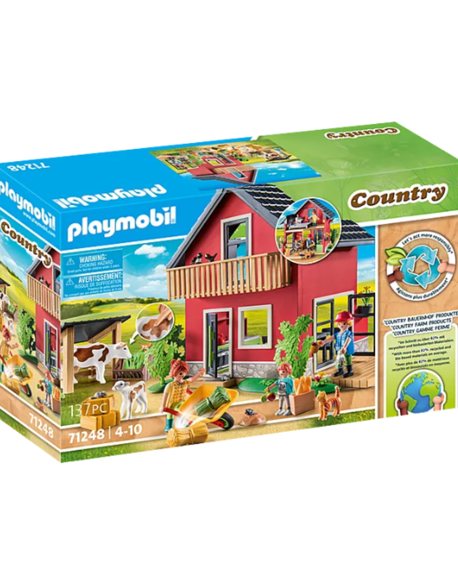 Playmobil Playmobil - Country - 71248 - Farmhouse with Outdoor Area