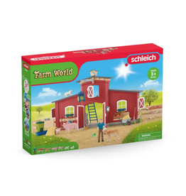 Schleich Farm World 42606 Large Barn with Animals and Accessories