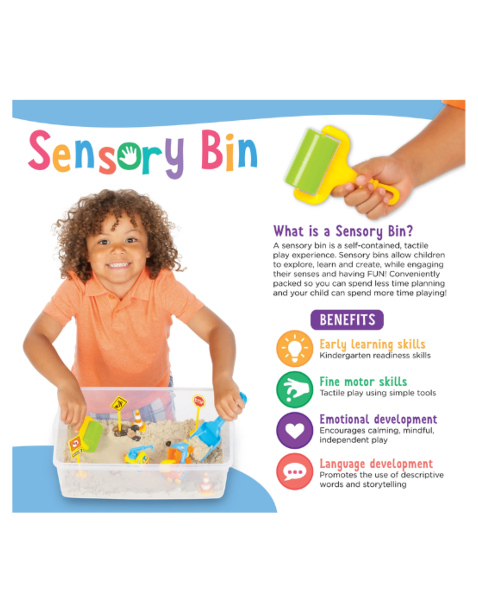 Creativity for Kids Creativity for Kids - Sensory Bin Construction Zone