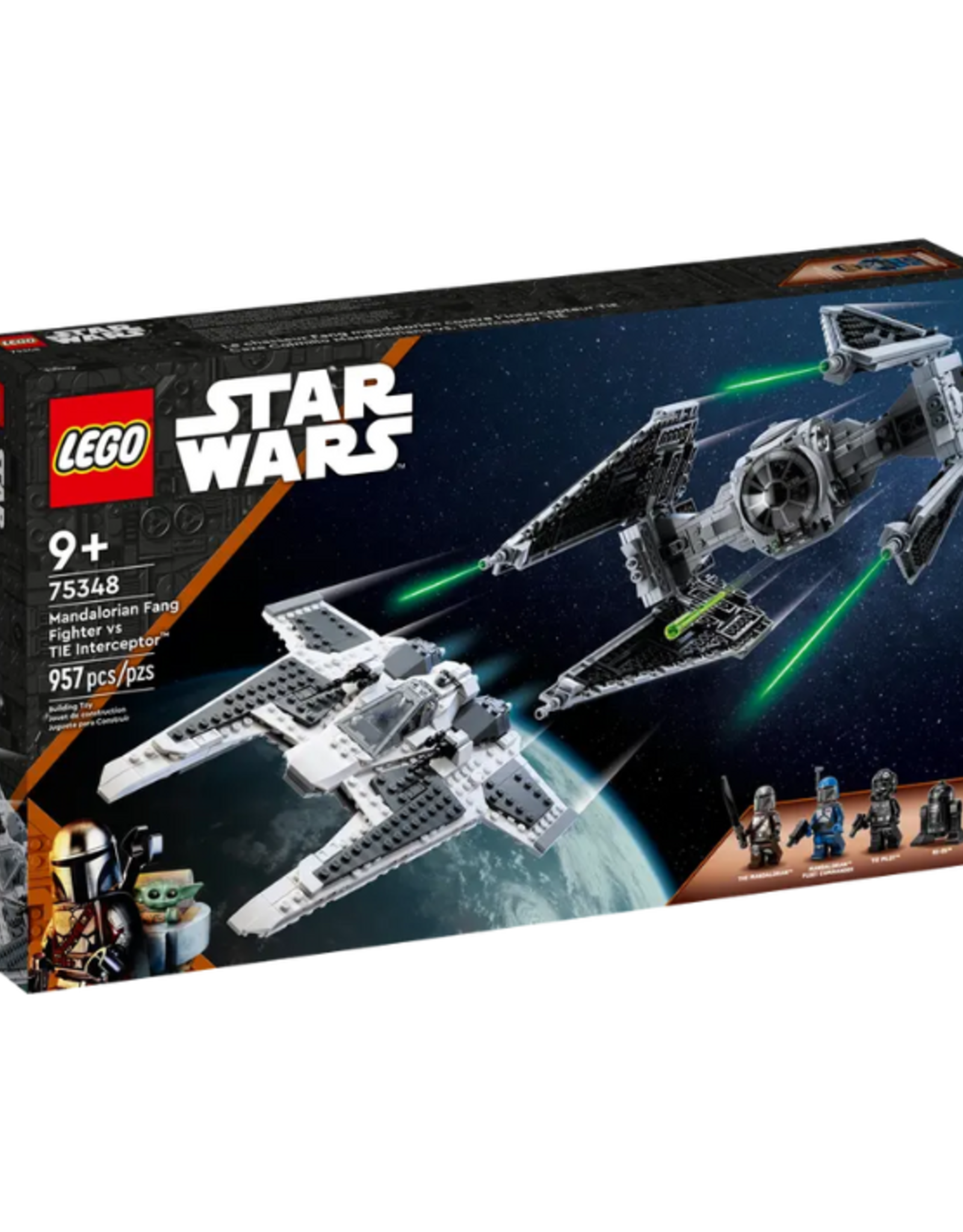 Lego Lego - Star Wars - 75348 - Mandalorian Fang Fighter vs. TIE Interceptor™