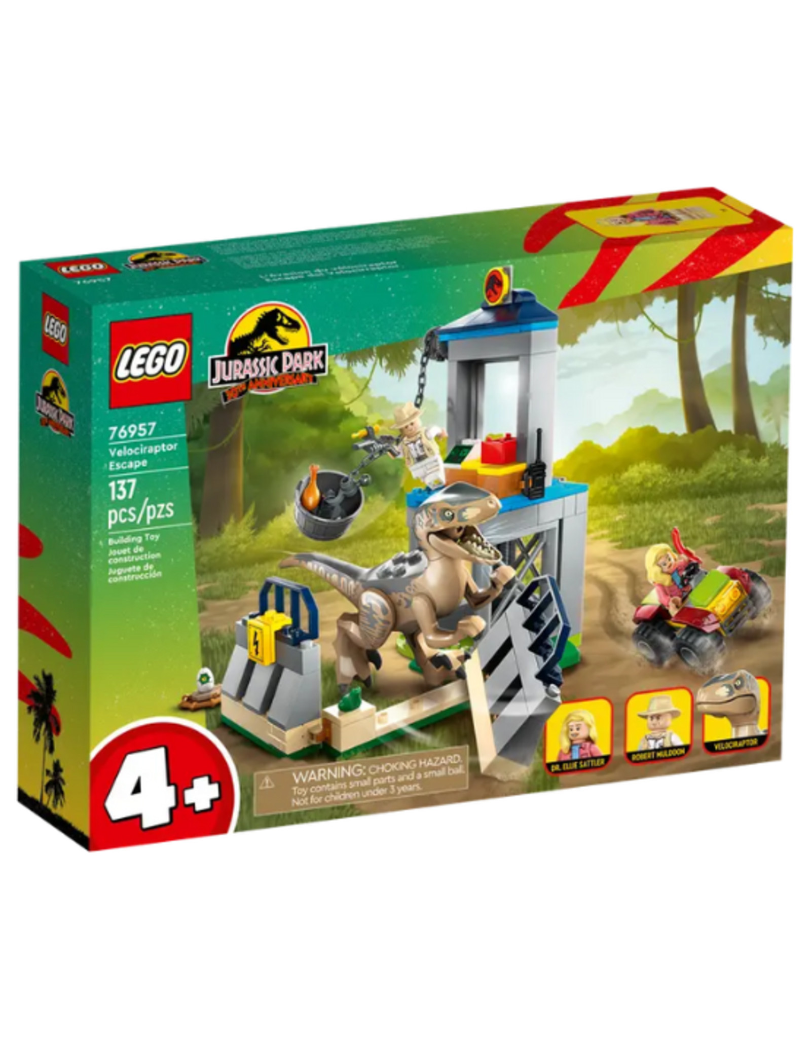 Lego Lego - Jurassic World - 76957 - Velociraptor Escape