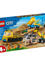 Lego Lego - City - 60391 - Construction Trucks and Wrecking Ball Crane