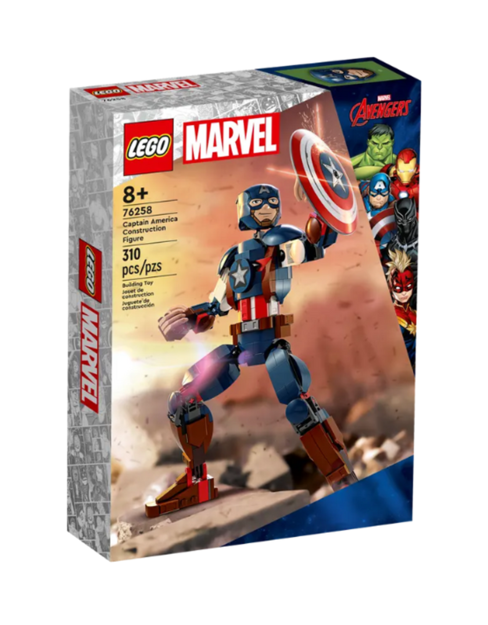 Lego Lego - Marvel - 76258 - Captain America Construction Figure