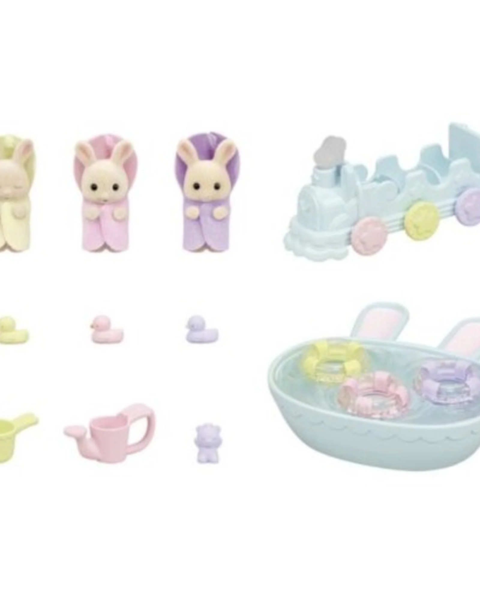 Calico Critters Calico Critters - Triplets Baby Bathtime Set