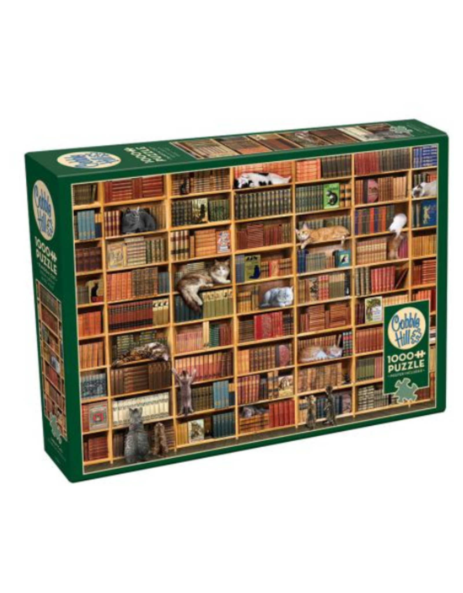 Cobble Hill Cobble Hill - 1000 Pcs - The Cat Library