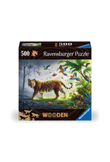 Ravensburger Ravensburger - 500pcs - Wooden Jungle Tiger