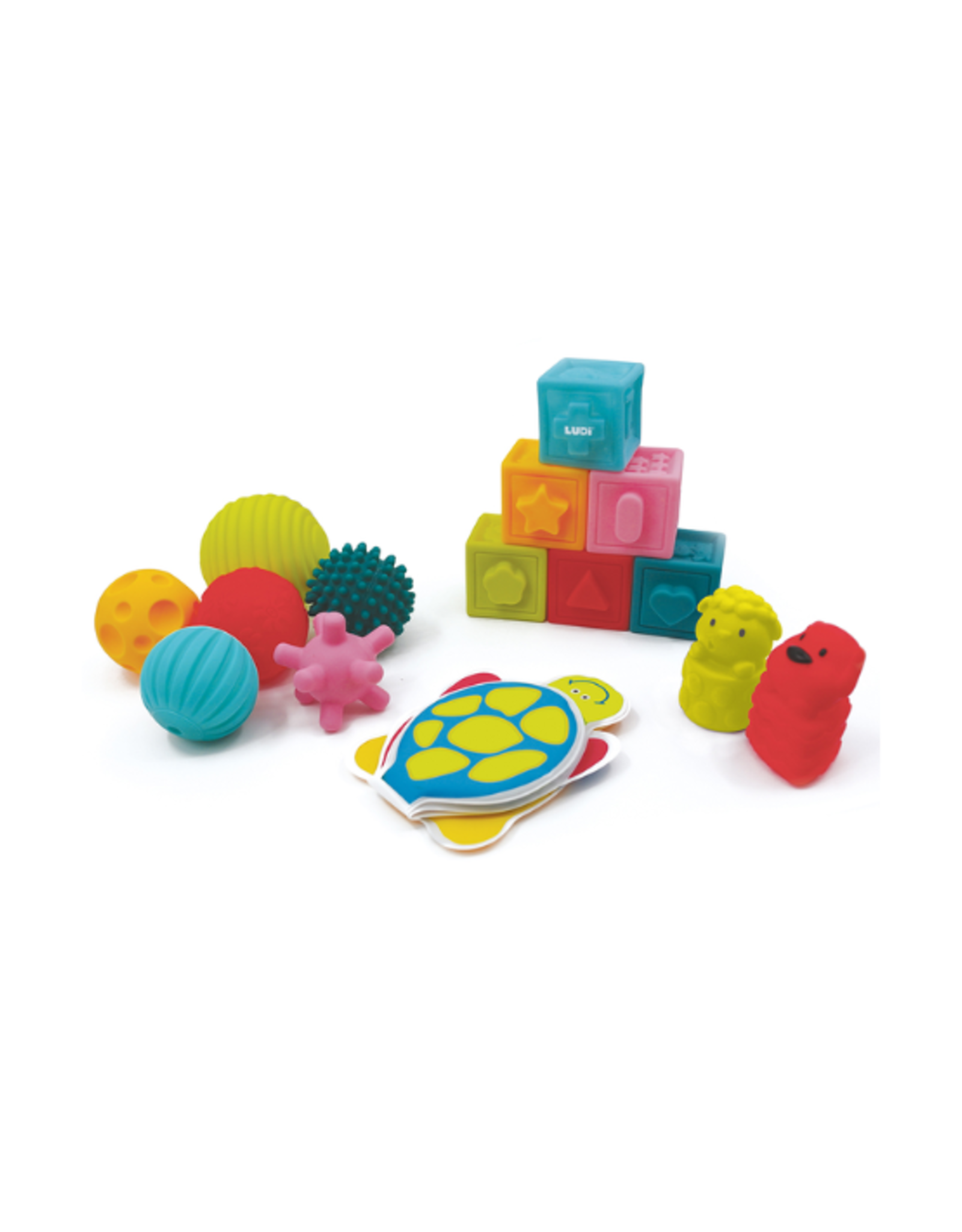 Ludi - Learning Box - Book, Cubes, & Balls