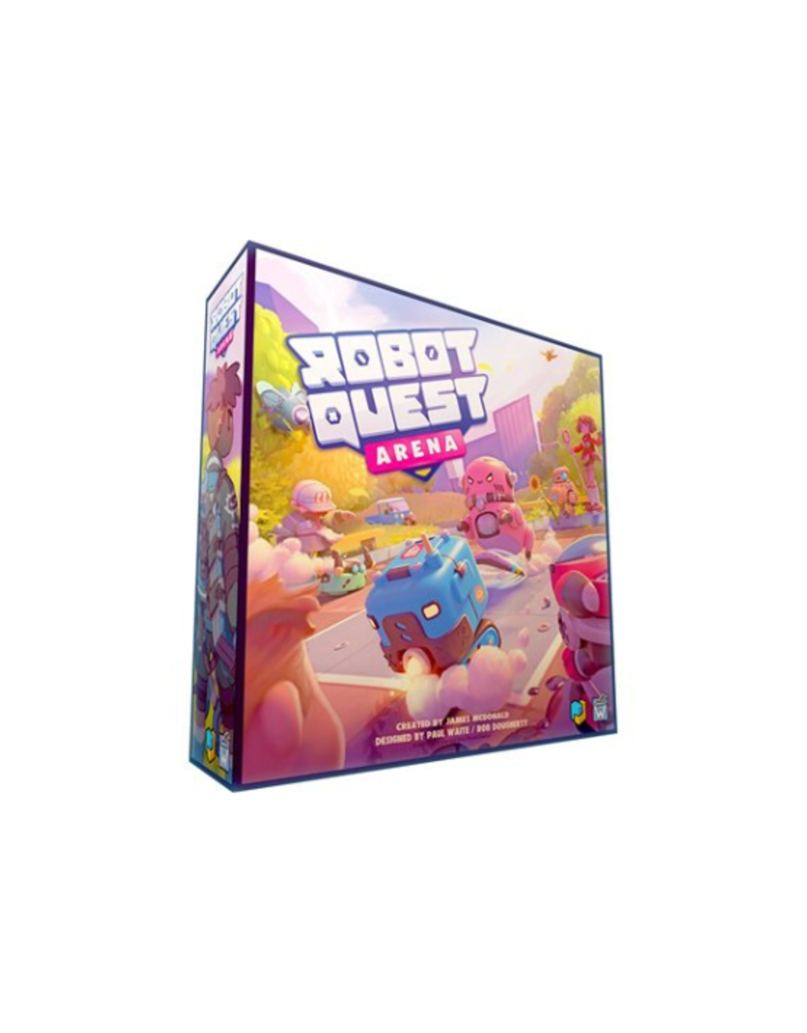 Robot Quest Arena - Jaws Robot Pack, Espansione Gioco Da Tavolo The Deckbuilding Con Mini E Carte Upgrade