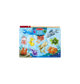 Melissa & Doug Magnetic Puzzle Game Fishing (10pcs)