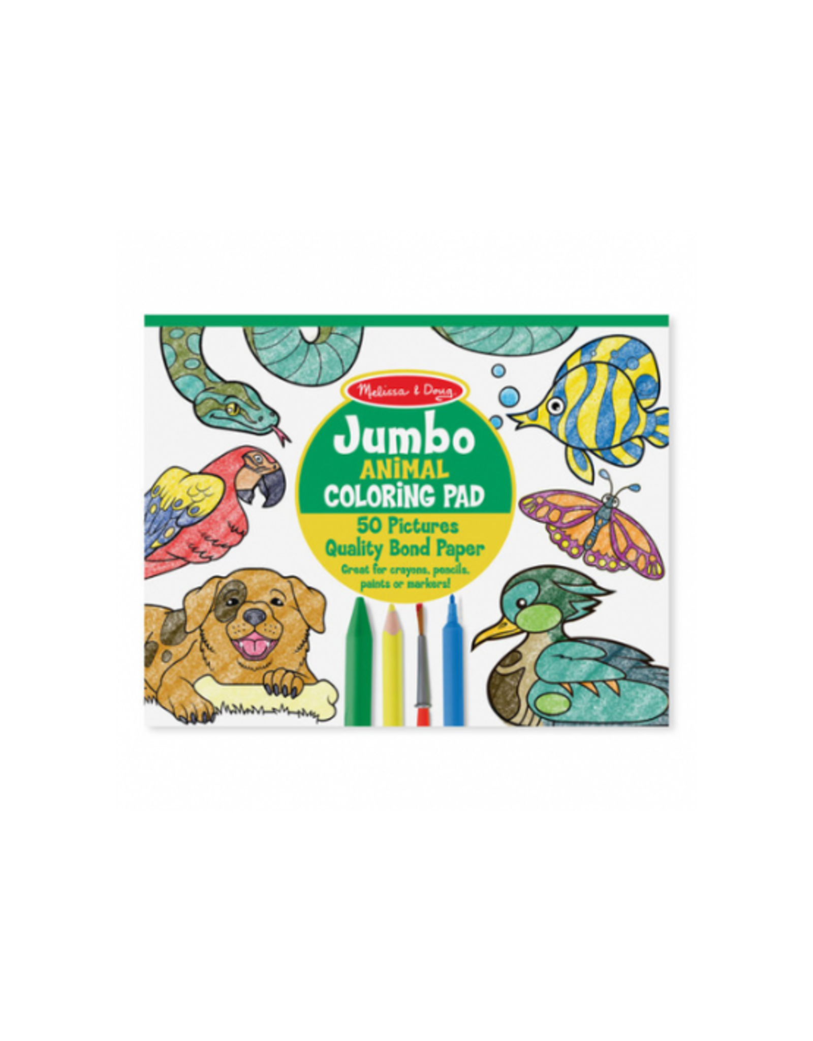 Melissa & Doug Melissa & Doug - Jumbo Colouring Pad Animals