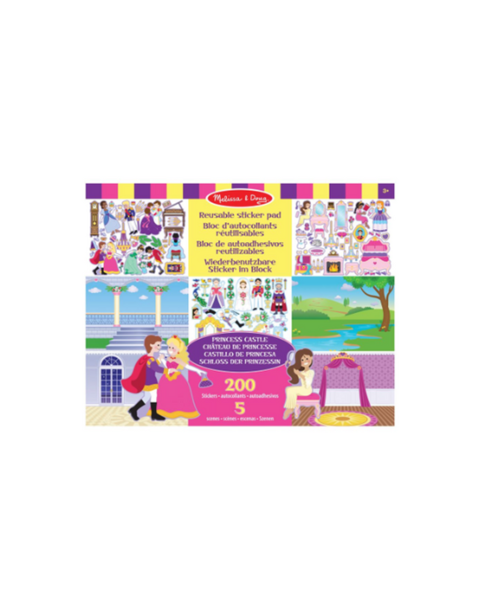 Melissa & Doug Melissa & Doug - Reusable Sticker Pad - Princess Castle