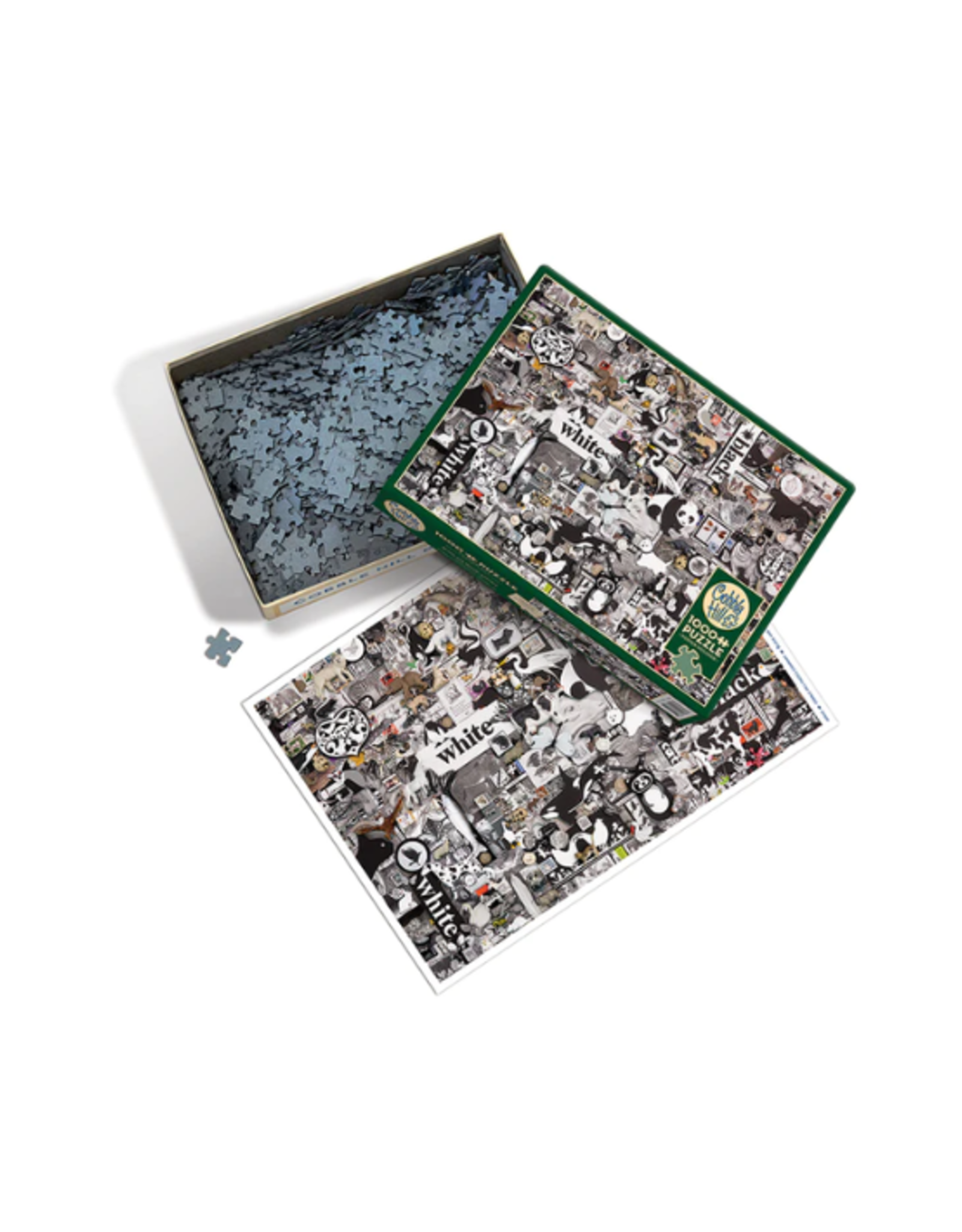 Cobble Hill Cobble Hill - 1000pcs - Black and White: Animals