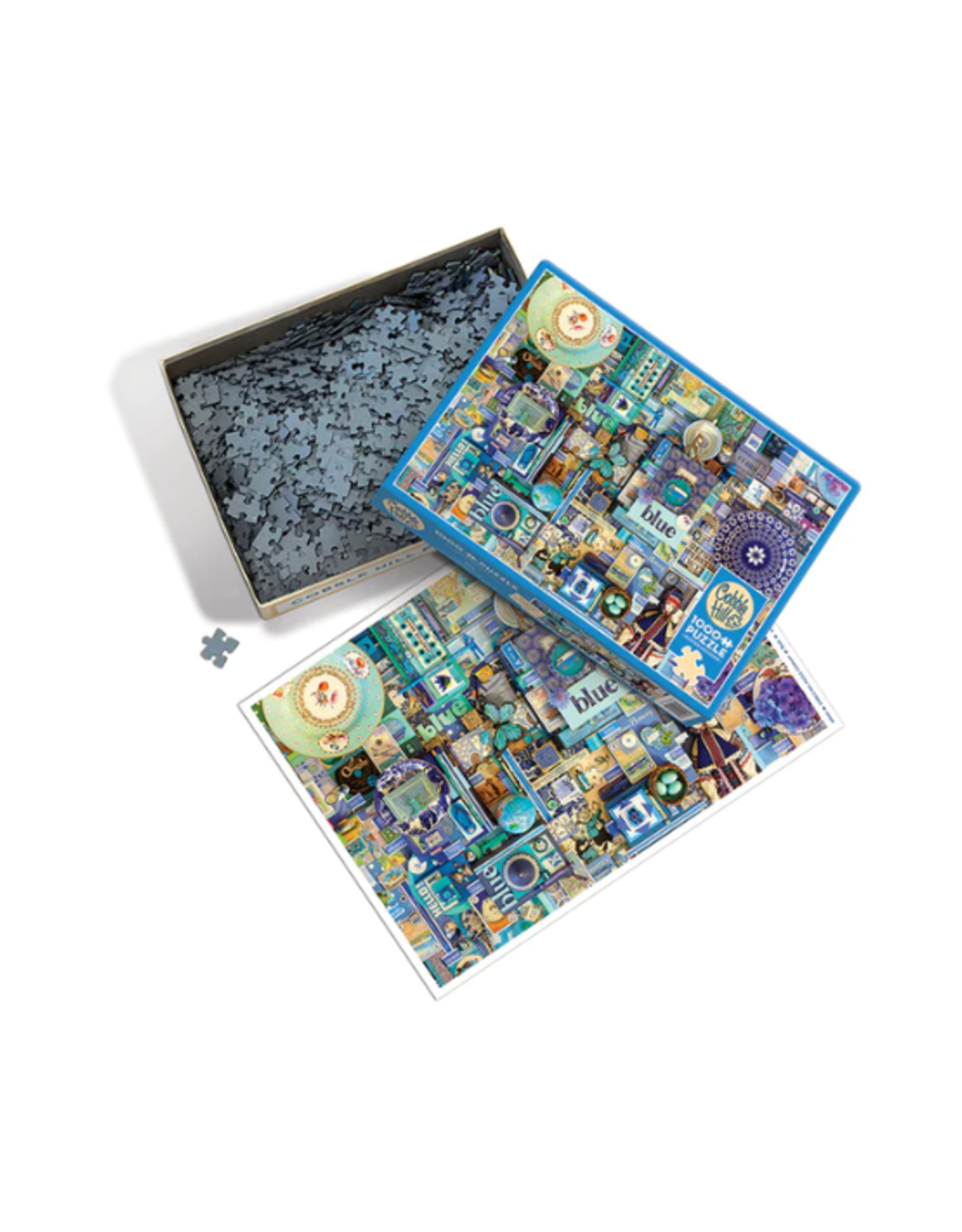Cobble Hill Cobble Hill - 1000pcs - Blue