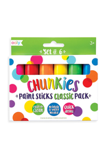 Ooly Ooly - Chunkies Paint Sticks Classic Pack Set of 6