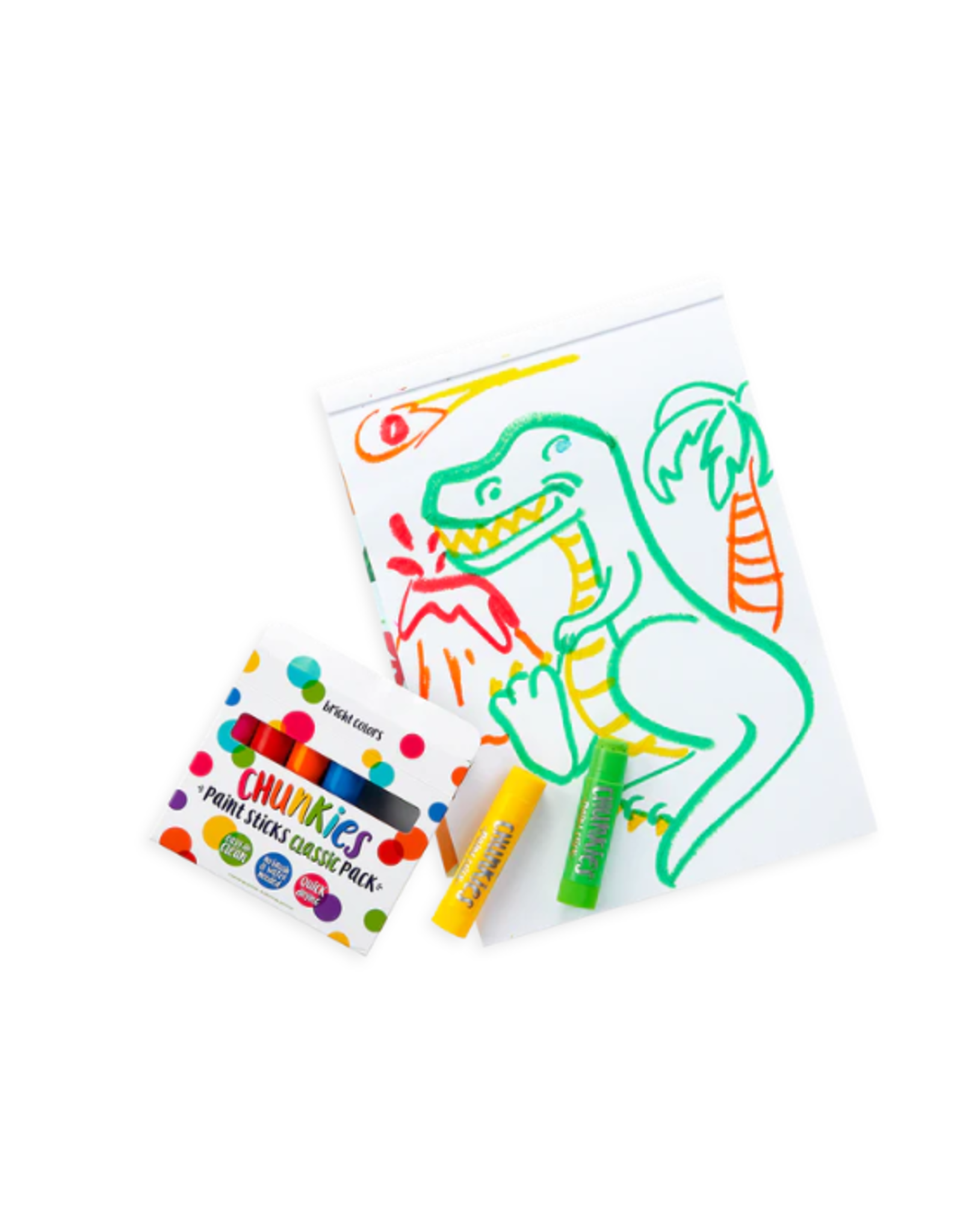 Ooly Ooly - Chunkies Paint Sticks Classic Pack Set of 6