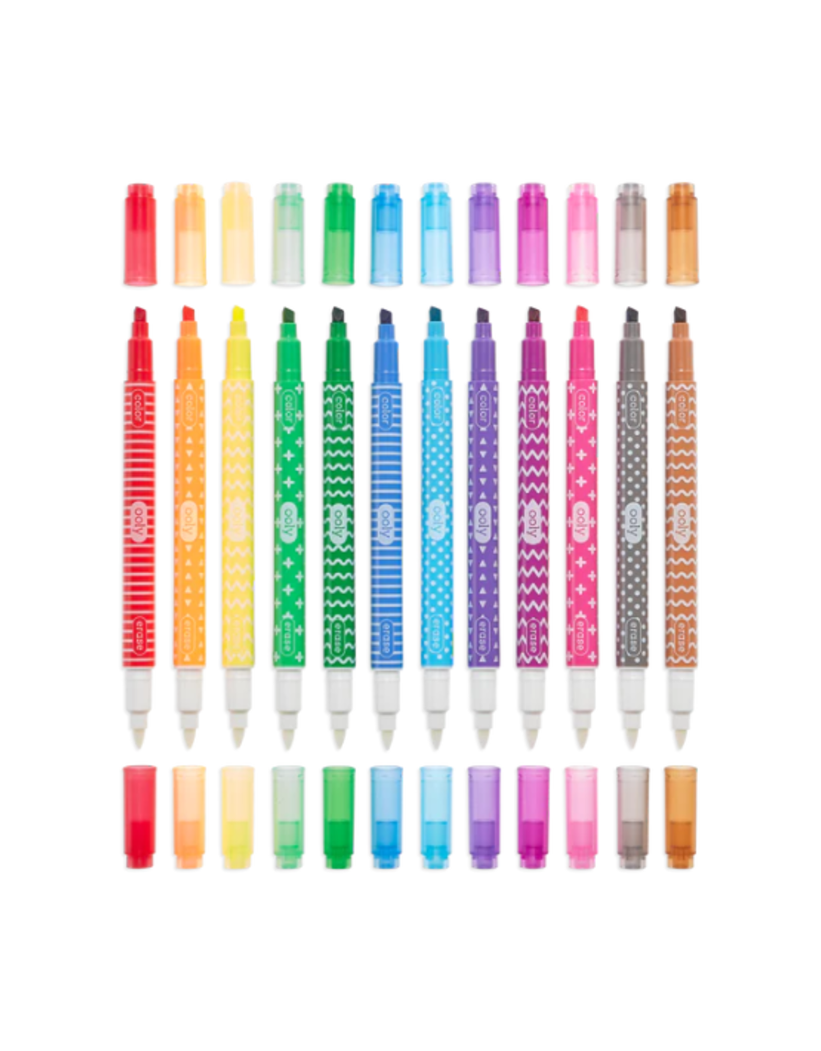 Ooly Ooly - Make No Mistake! Erasable Markers Set of 12