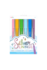 Ooly Ooly - Silver Linings Outline Markers Set of 6