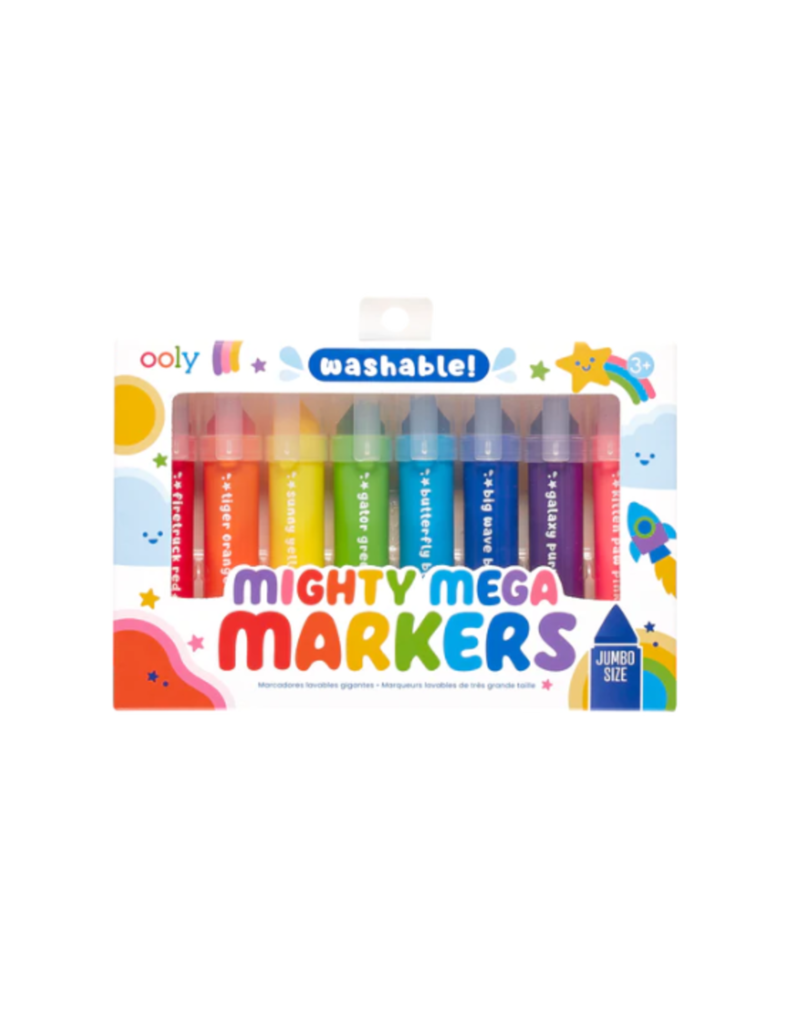 Ooly Ooly - Mighty Mega Markers Set of 8