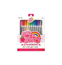 Ooly Very Berry Strawberry Scented Gel Pens