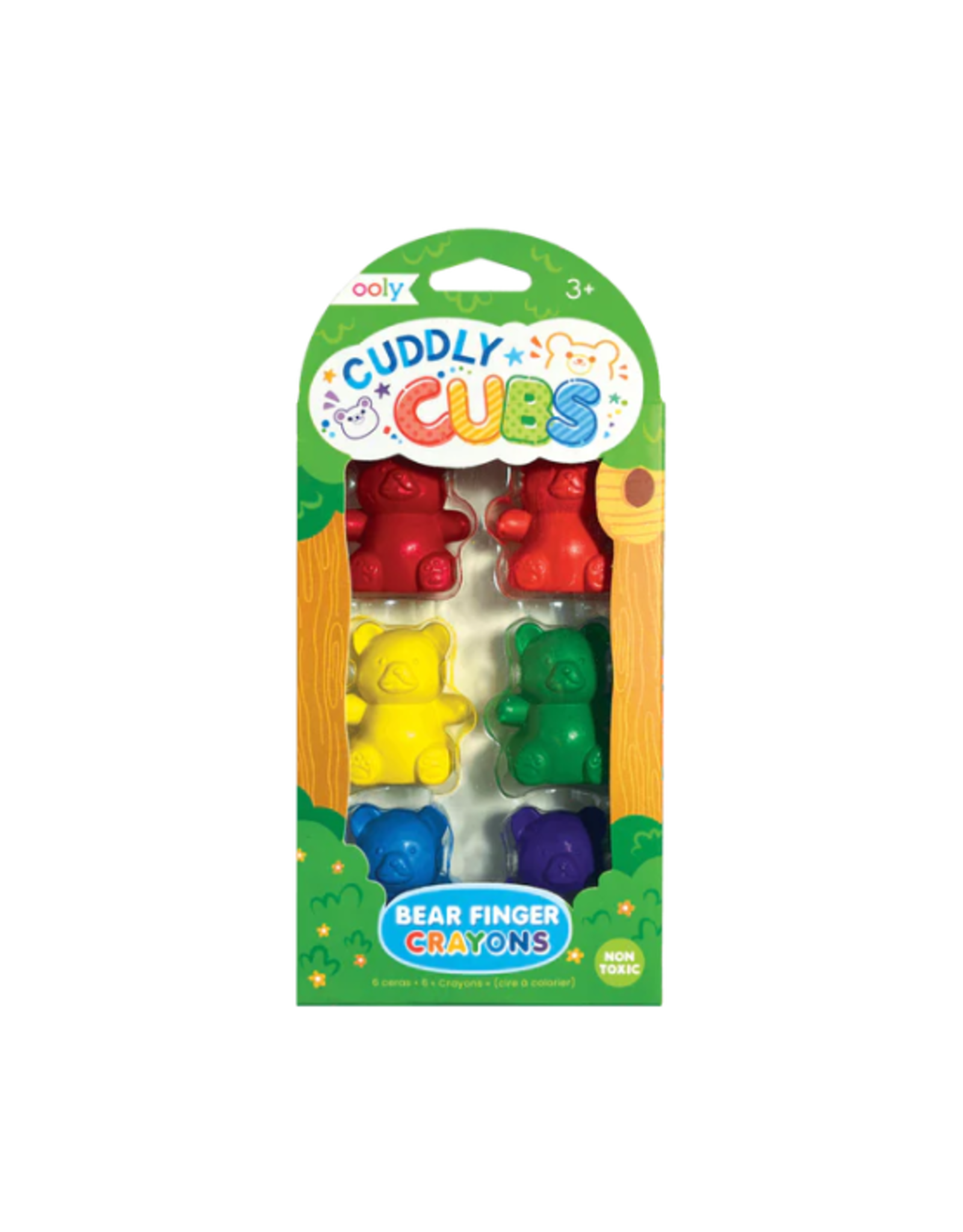 Ooly Ooly - Cuddly Cubs Bear Finger Crayons